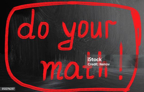 Do My Math Do Your Math Stock Photo - Download Image Now - Algebra, Chalkboard ...