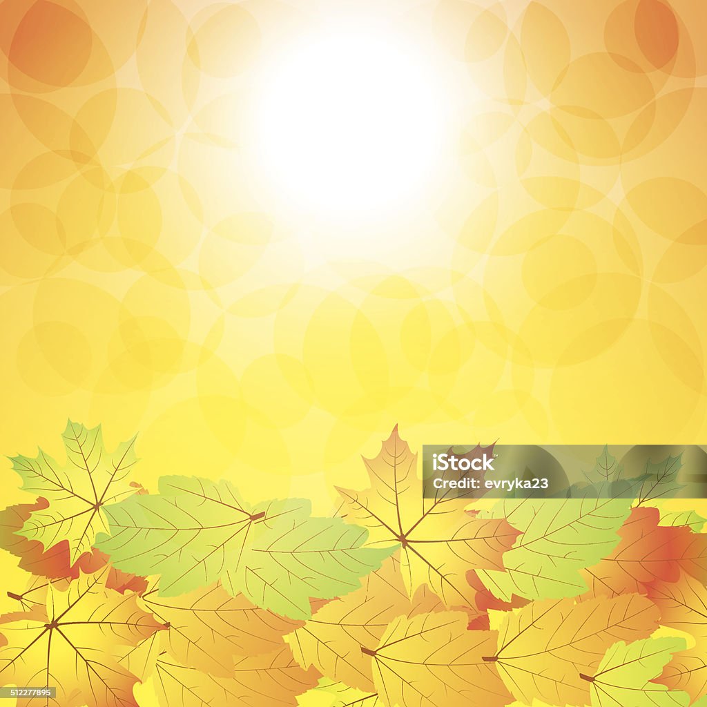 Autumn abstract background with leaf Abstract stock vector