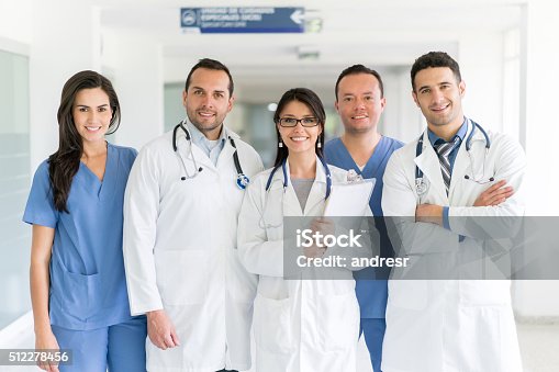 istock Group of doctors at the hospital 512278456