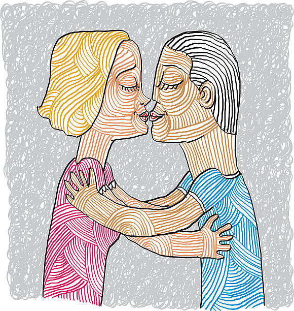 istock Happy family couple kissing, human relationships idea. Love 512279346