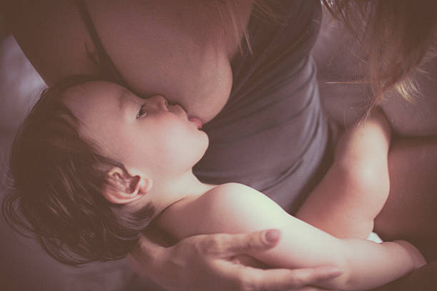 Breastfeeding stock photo