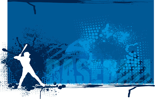 Baseball Batter Team Sports Background. Graphic background illustration of a baseball batter. Check out my 