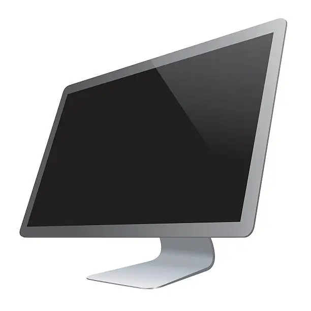 Vector illustration of Vector PC Monitor