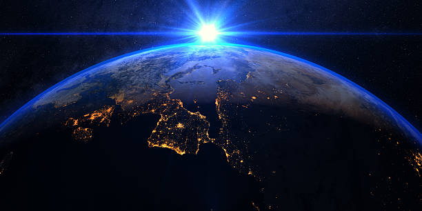 istock Planet Earth with a spectacular sunrise 512284798