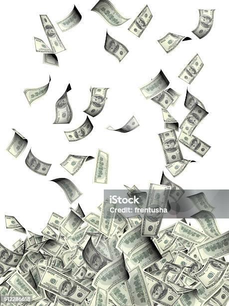Летающий Банкноты Долларов — стоковые фотографии и другие картинки Падать - Падать, Бумажные деньги, Валюта