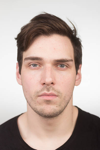 istock Face close up portrait , like mug shot. 512287342