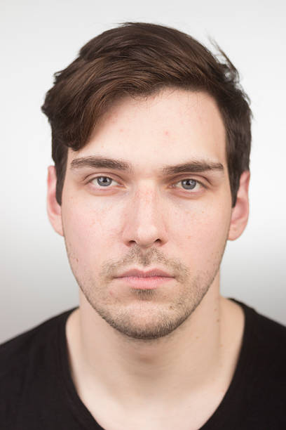 istock Face close up portrait , like mug shot. 512287380