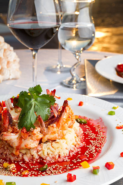 istock Asian Jumbo Shrimp and Rice 512288898