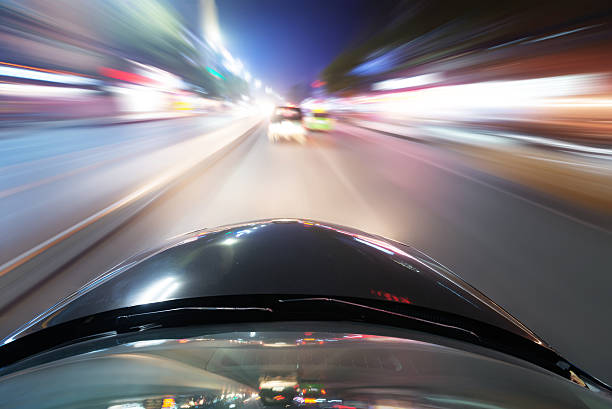 istock car on the road with motion blur background 512288955