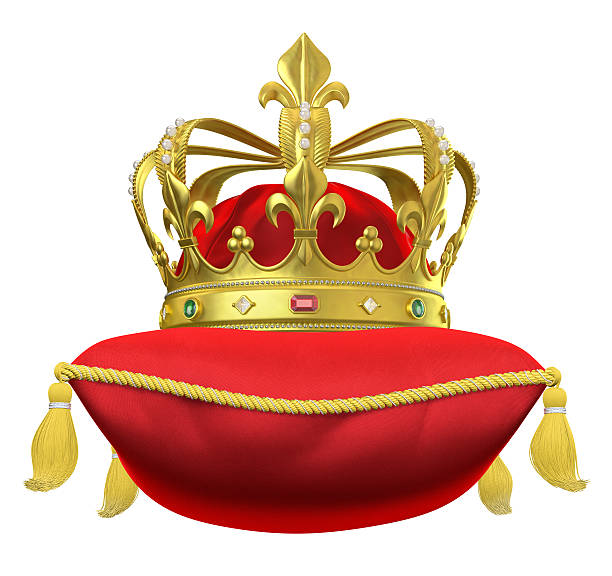 istock The royal pillow with crown 512289206