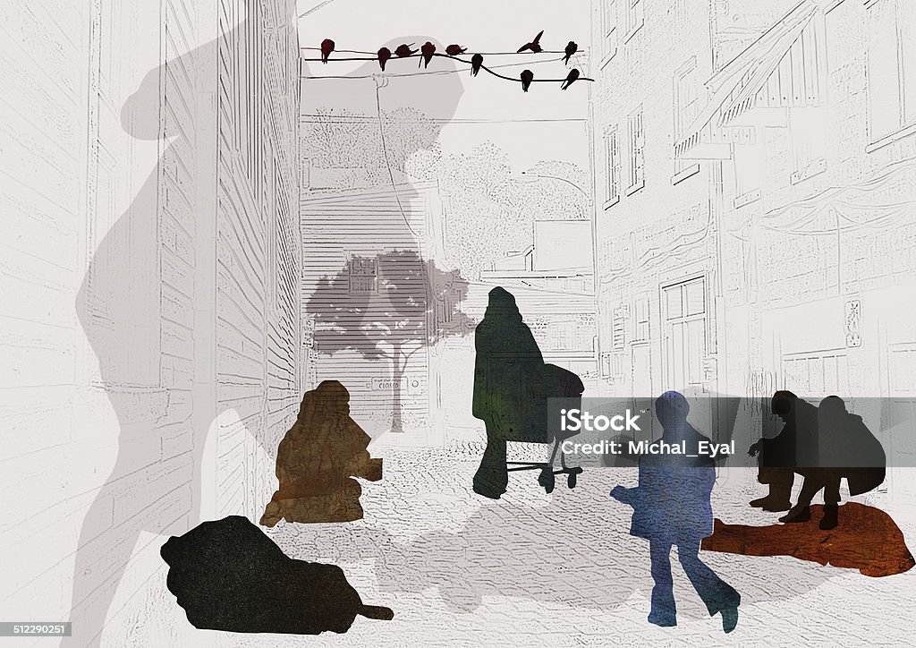 Homeless Texture Homeless Stock Illustration - Download Image Now - Homelessness ...