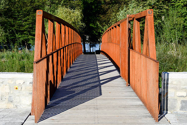 istock Bridge for access to the central park of Lugano 512292015