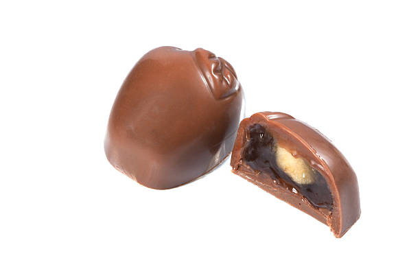 istock Tasty chocolate candy in shape of apple 512293953