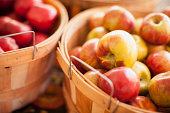 Fresh Apples in Basket