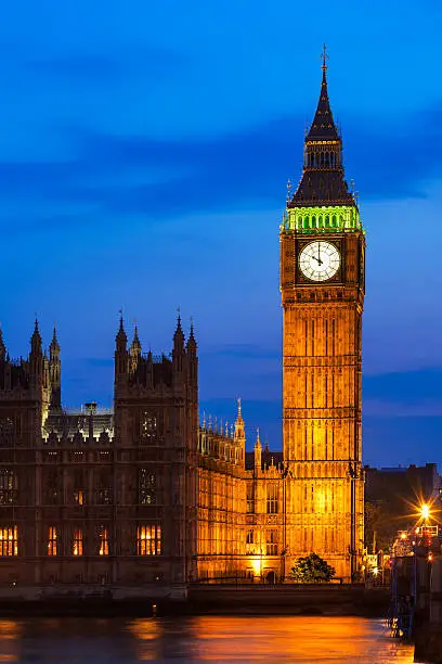 Photo of Big Ben Clock Tower and Houses of Parliament, London, UK