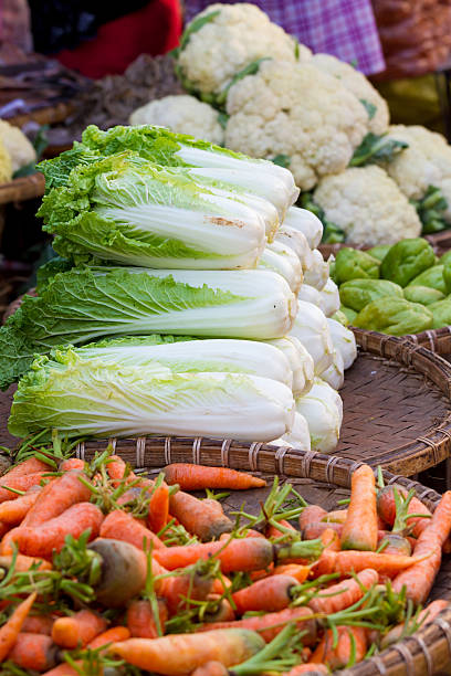 istock Lettuce at market in Myanmar 512294791