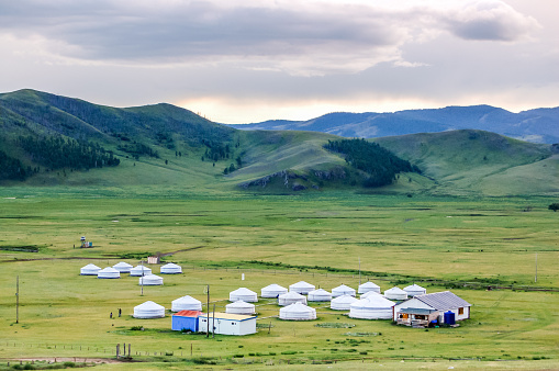Estepa Yurts en Mongolia photo