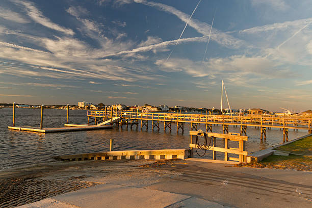 istock Sunlit Dock On the Atlantic Intracoastal Waterway 512297284