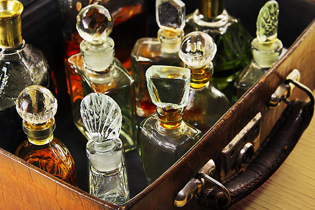 Florence, Italy - May 10th, 2025: Display of Rosa Novella perfumes at Officina Profumo-Farmaceutica di Santa Maria Novella