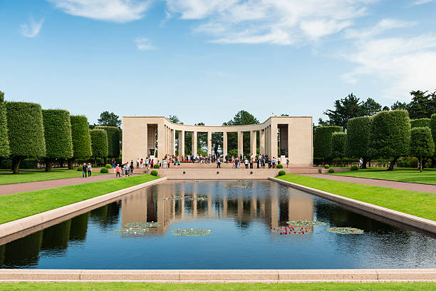 normandia american memorial - omaha beach zdjęcia i obrazy z banku zdjęć