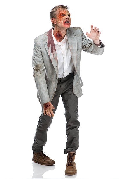 Zombie walking and reaching Zombie walking and reaching zombie stock pictures, royalty-free photos & images