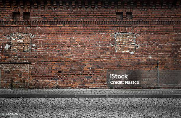 Photo libre de droit de Arrièreplan Industriel banque d'images et plus d'images libres de droit de Mur de briques - Mur de briques, Mur, Mur d'enceinte