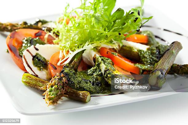 Caprese Salad Stock Photo - Download Image Now - Appetizer, Asparagus, Balsamic Vinegar