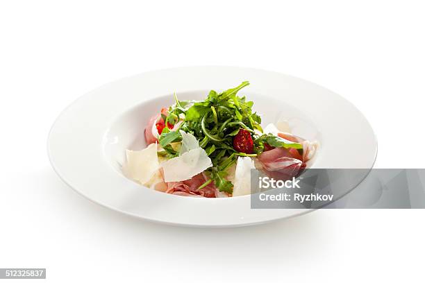 Risotto With Ham Stock Photo - Download Image Now - Arugula, Cheese, Cherry Tomato