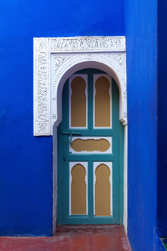 detail of morocco door