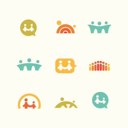 Social support icons and logos