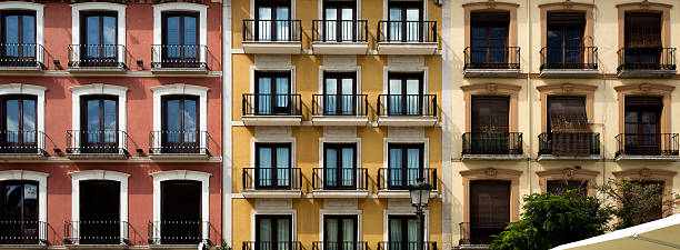 Granada Old Balconies stock photo
