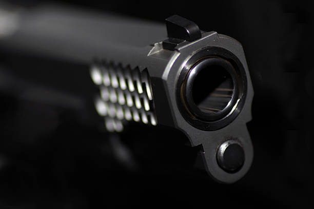 istock Barrel of a gun 512330532