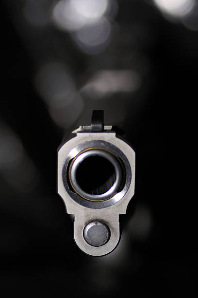 istock Weapon Smith and Wesson against black background 512330710