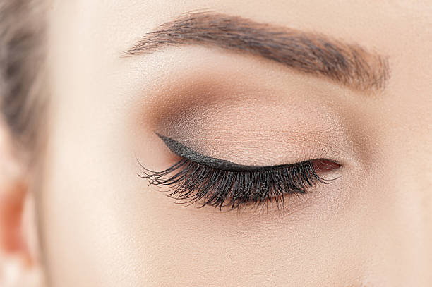 istock Cheerful young woman with beautiful make-up 512331426