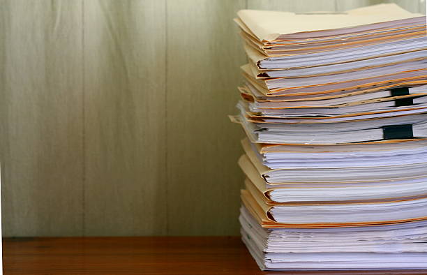 istock Big Stack of Legal File Folders 512336994