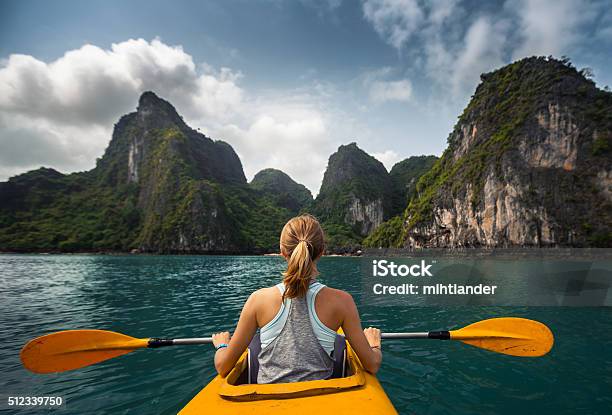 Kayaking Stock Photo - Download Image Now - Vietnam, Travel, Vacations