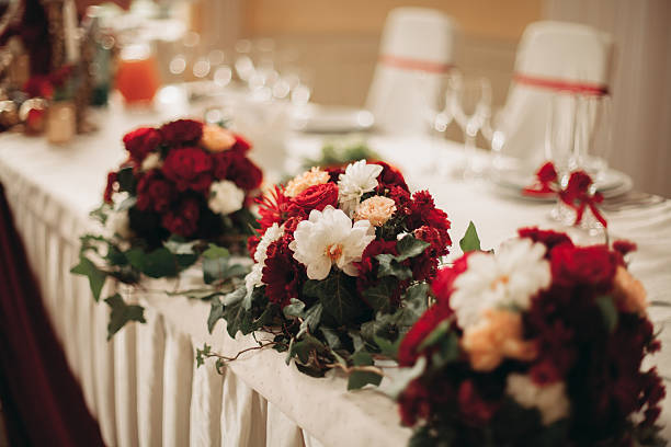istock Wonderful luxury wedding bouquet of different flowers 512340800