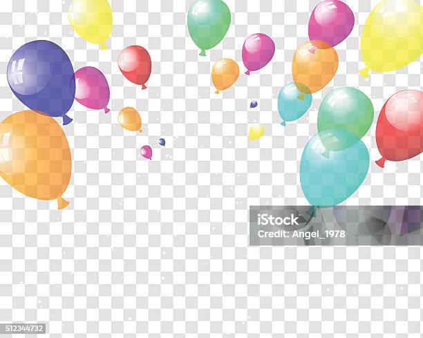 Happy Birthday Ribbon Stock Illustration - Download Image Now - Arts  Culture and Entertainment, Balloon, Billboard Posting - iStock