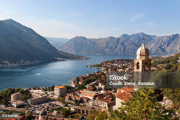 Kotor Bay Is Most Beautiful Place In Montenegro Stock Photo - Download Image Now - Kotor Bay, Kotor, Montenegro