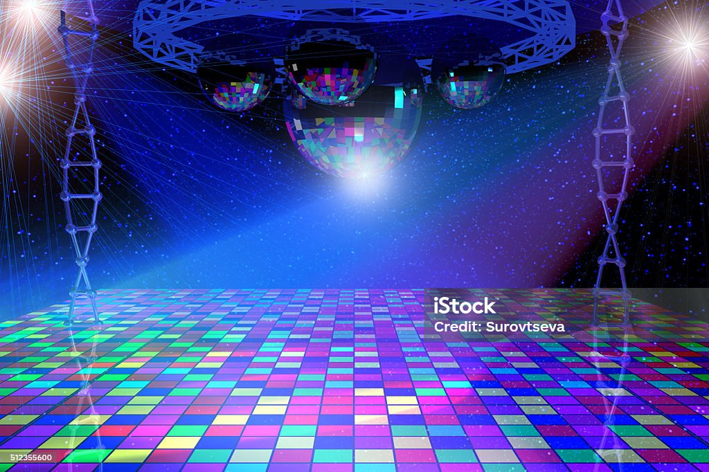 Lumière Disco en arrière-plan - Photo de Discothèque libre de droits