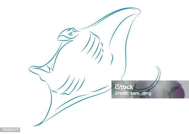 Devil Ray Stock Illustration - Download Image Now - Manta Ray, Drawing ...