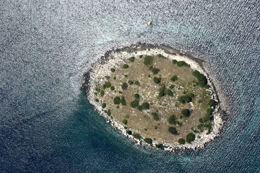 National park Kornati, Kornati archipelago, Adriatic sea in Croatia
