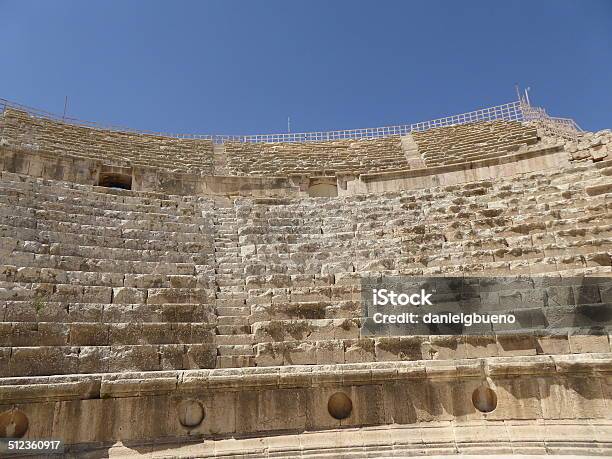 Amphitheater In Jerash Stock Photo - Download Image Now - Admiration, Amphitheater, Ancient Civilization
