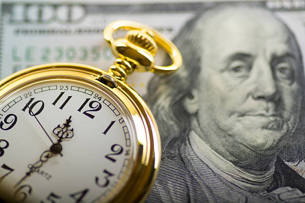 istock One hundred dollars, Time is Money 512361173