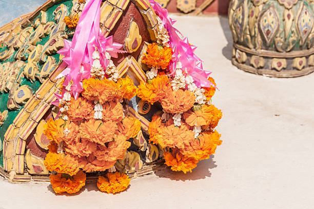 istock Garland in the temple 512361247