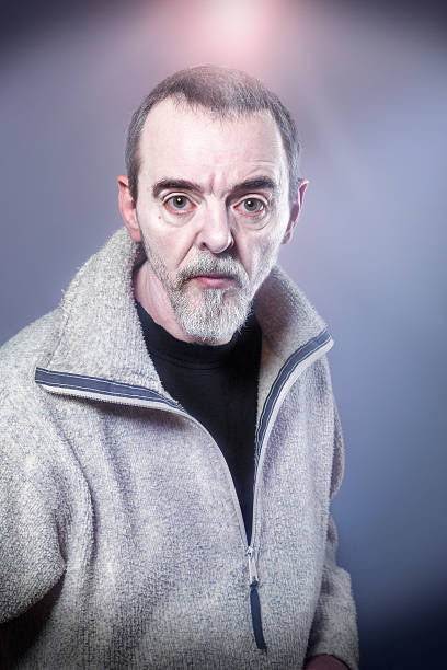 istock Portrait of a man made-up as devil 512398472