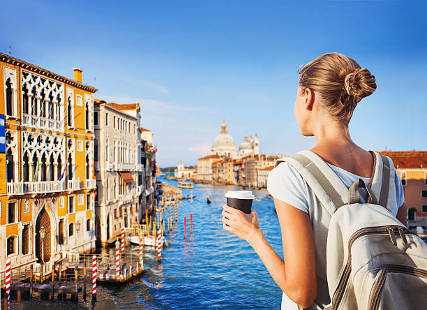 Young woman on vacations