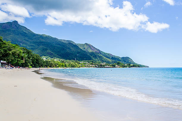 istock Beautiful Vallon beach - Mahe - Seychelles 512399240