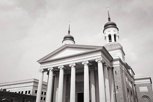 basílica de baltimore - baltimore church old building exterior fotografías e imágenes de stock