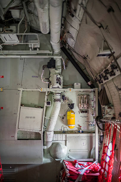 istock Interior of military transport plane 512399902